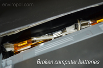 Old computer batteries